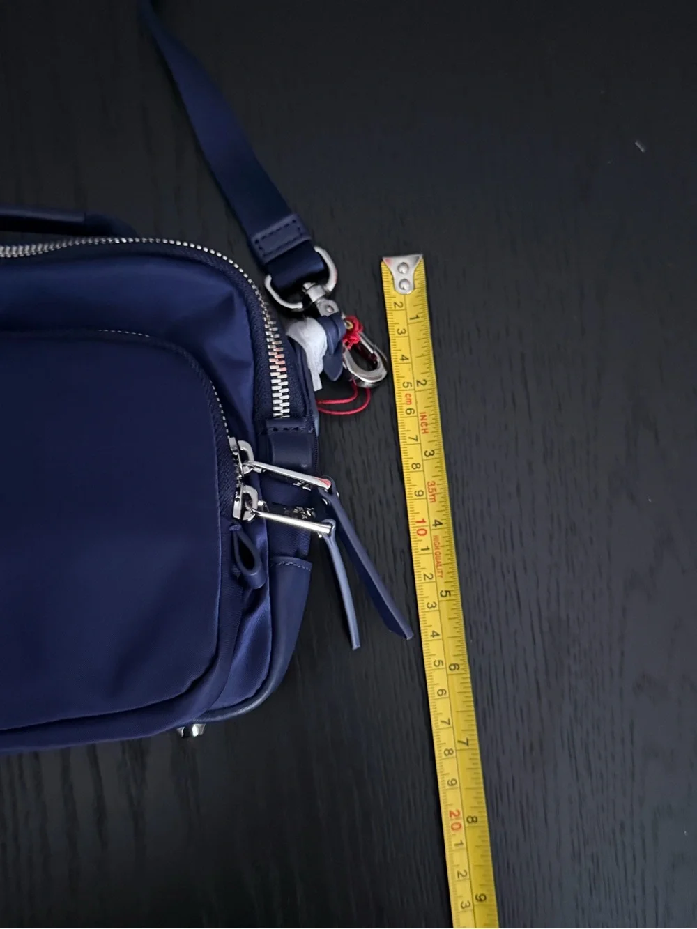 Tumi Tamy Navy Blue Nylon Crossbody Messenger Bag